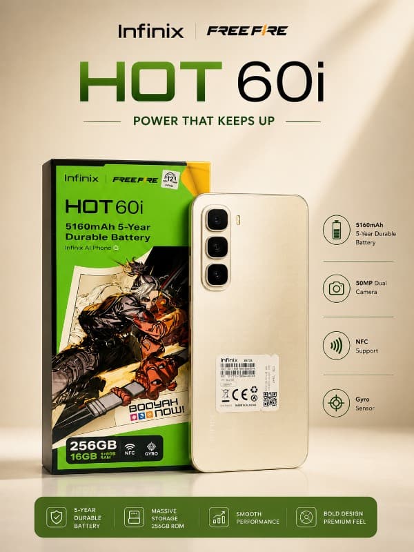 Infinix Hot-60I 8+8-256Gb