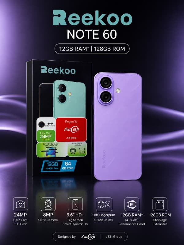 Reekoo Note60 4+8-64Gb Rose