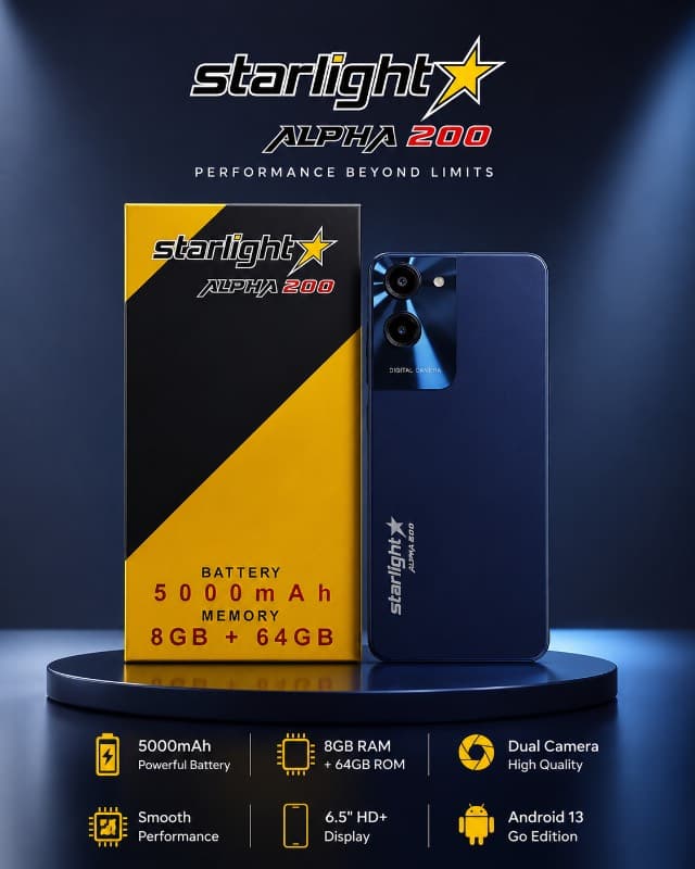 Starlight Alpha 200 4+4-64Gb