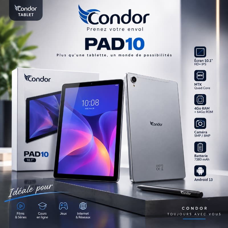Condor Pad 10 4+4-64Gb