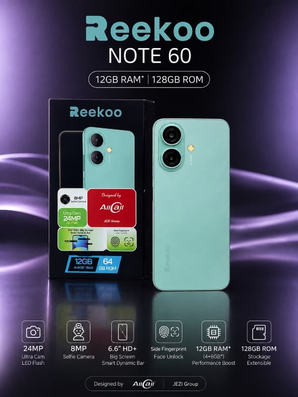Reekoo Note60 4+8-64Gb Bleu