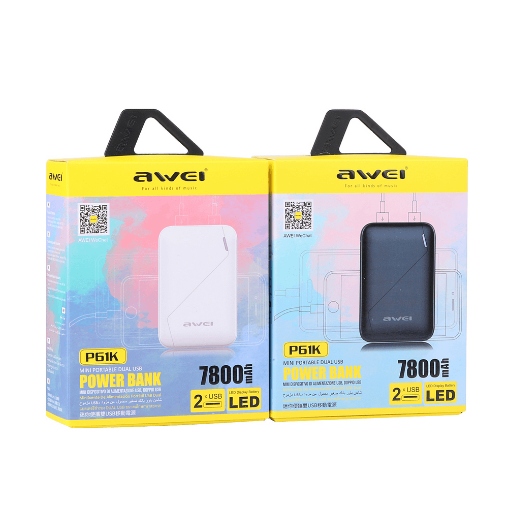 بنك الطاقة Awei Power Bank P61K thumbnail 2