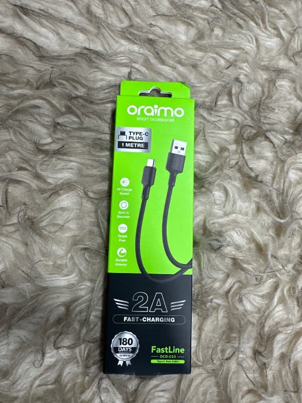 كابل Oraimo 2A من النوع C Ocd-C53