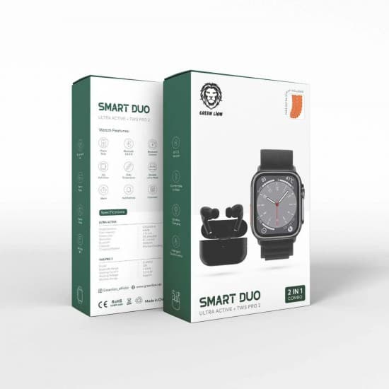 Green Lion Coffret Smart Watch 2In1 Combo