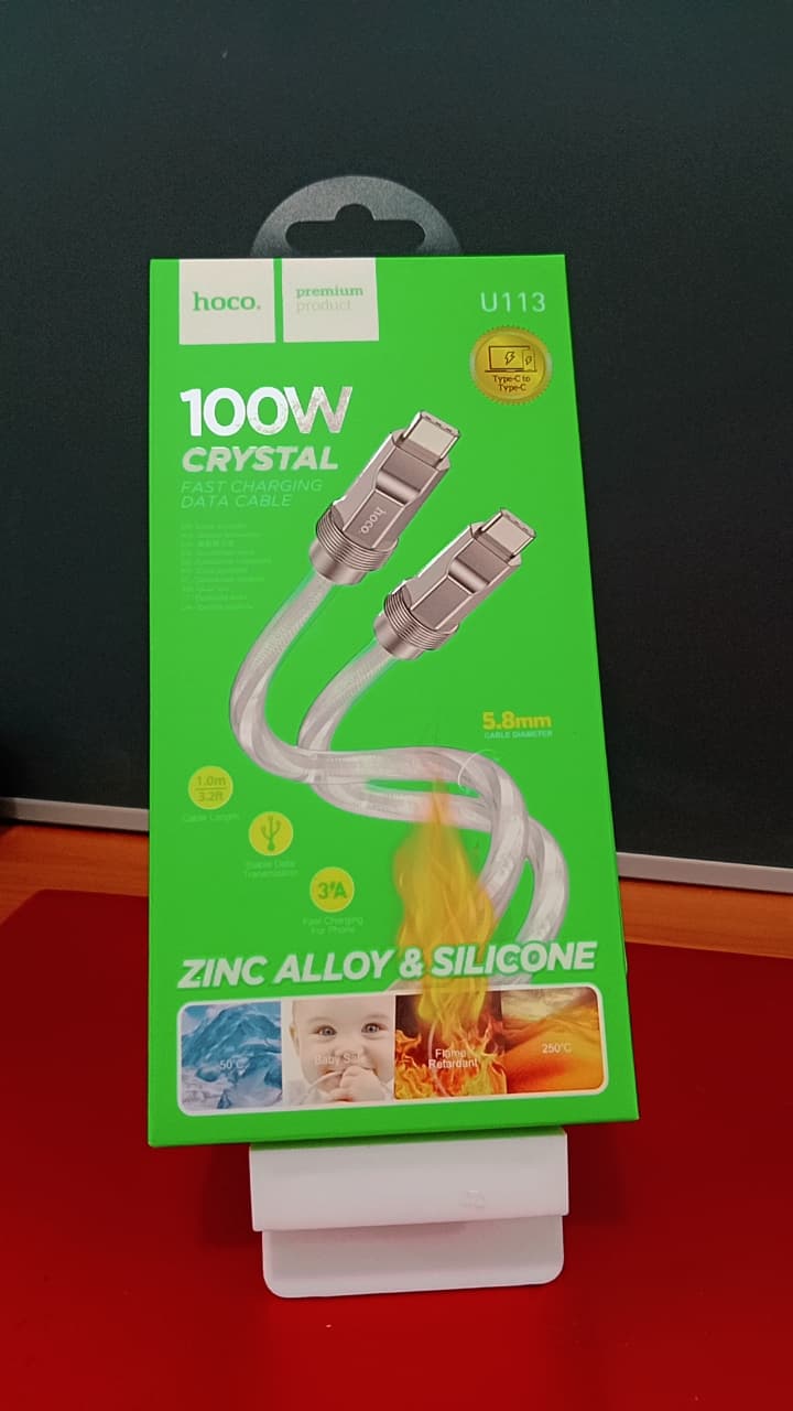 Hoco Cable 100W Type C To Type C U113