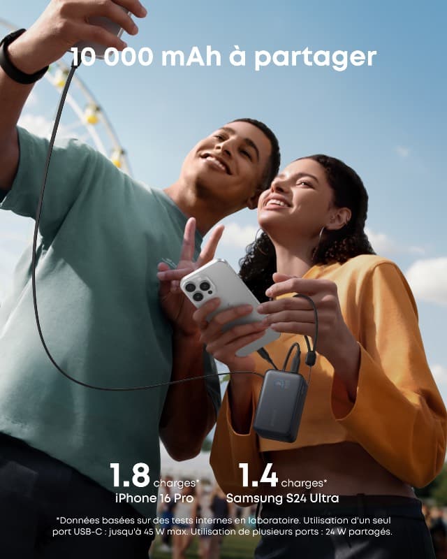 Anker Power Bank 10000mAh 45W A1638P21