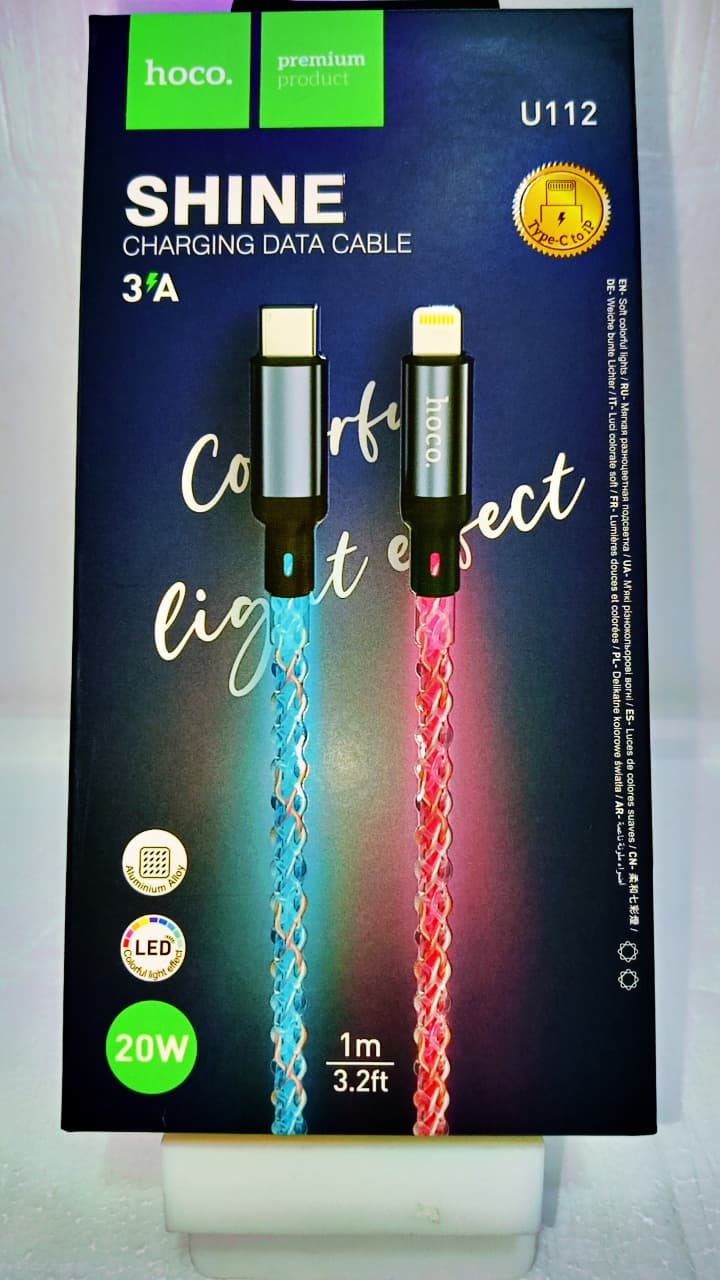 Hoco Cable 20W 3A Type C To Iphone U112